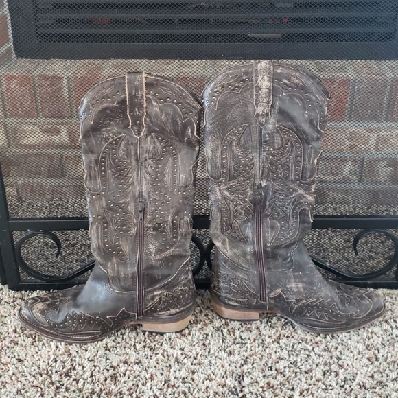 Leather boots - Picture 4 of 7